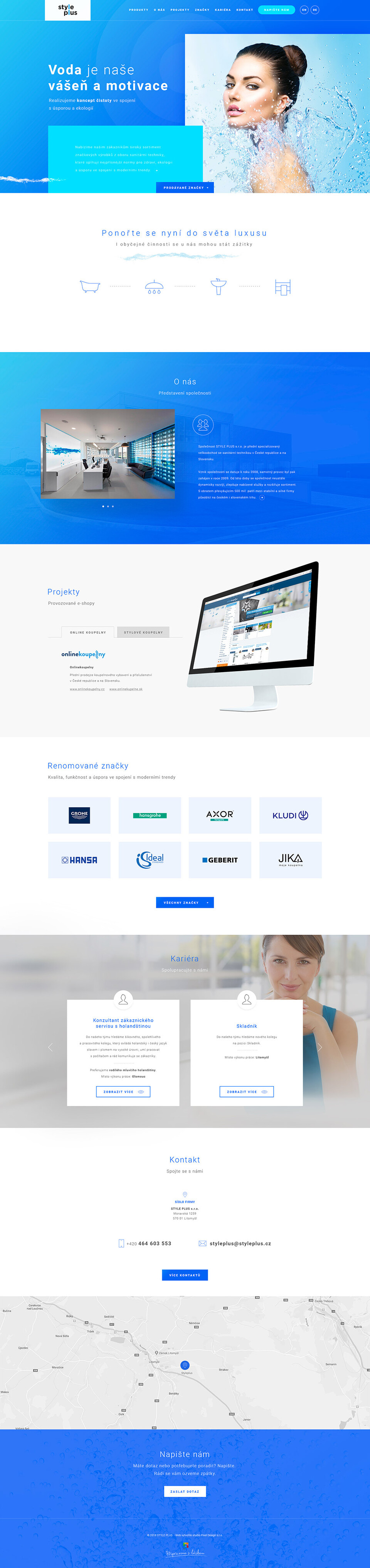 Tvorba nového webu pro STYLE PLUS s.r.o.